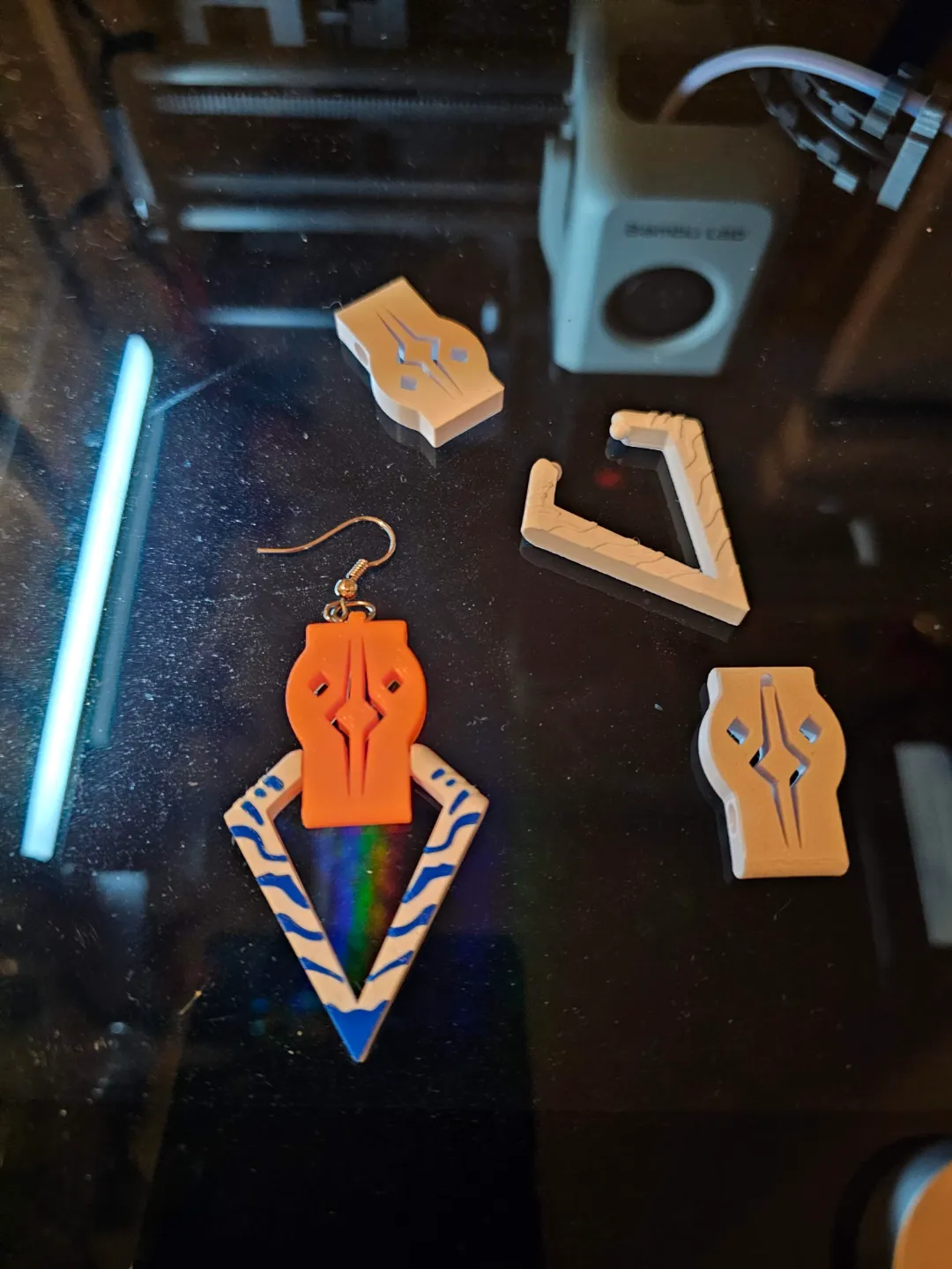 Ahsoka swivel mix and match earrings view 3
