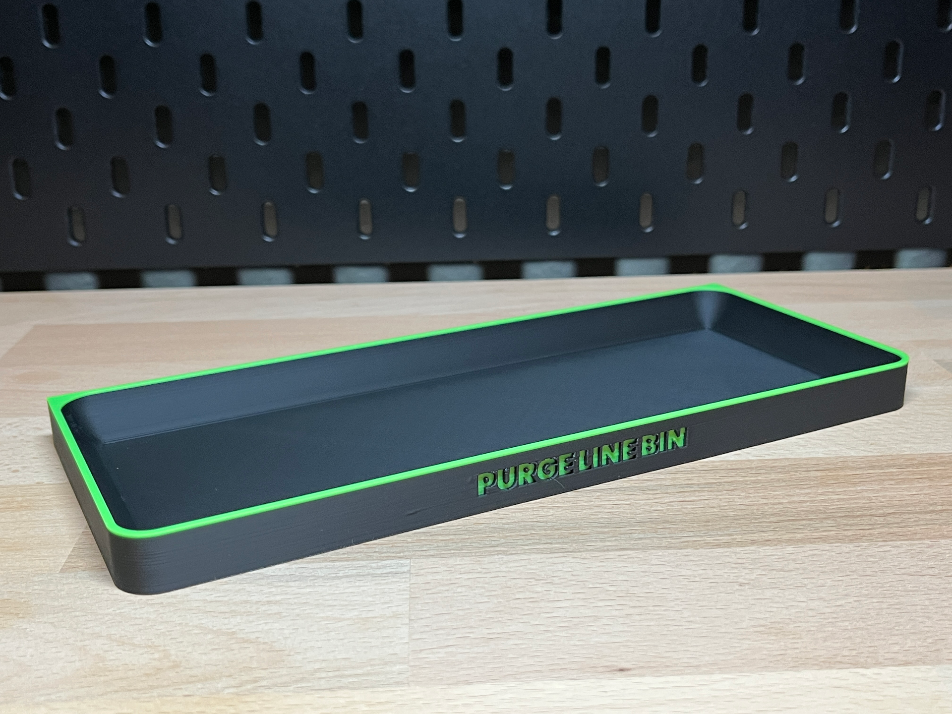 Purge Line Bin for Bambu Lab P1P / P1S (front-fit)