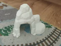Grotte rocheuse pour diorama — photo 3