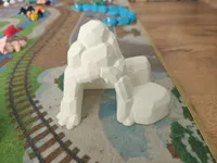 Grotte rocheuse pour diorama — photo 4