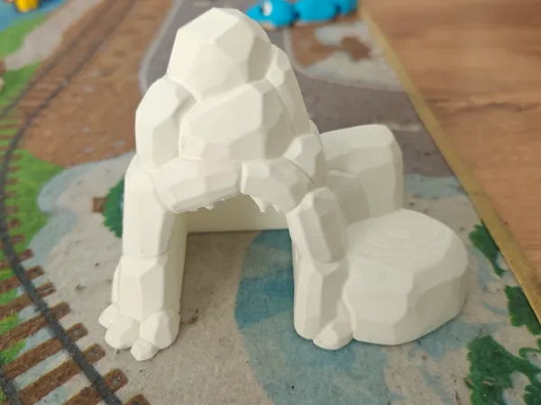 Grotte rocheuse pour diorama