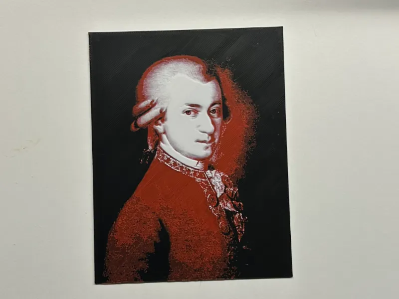 Litografia di Mozart