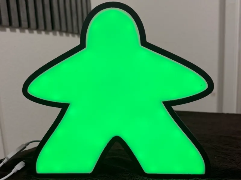Meeple LED Lampe Lightbox 