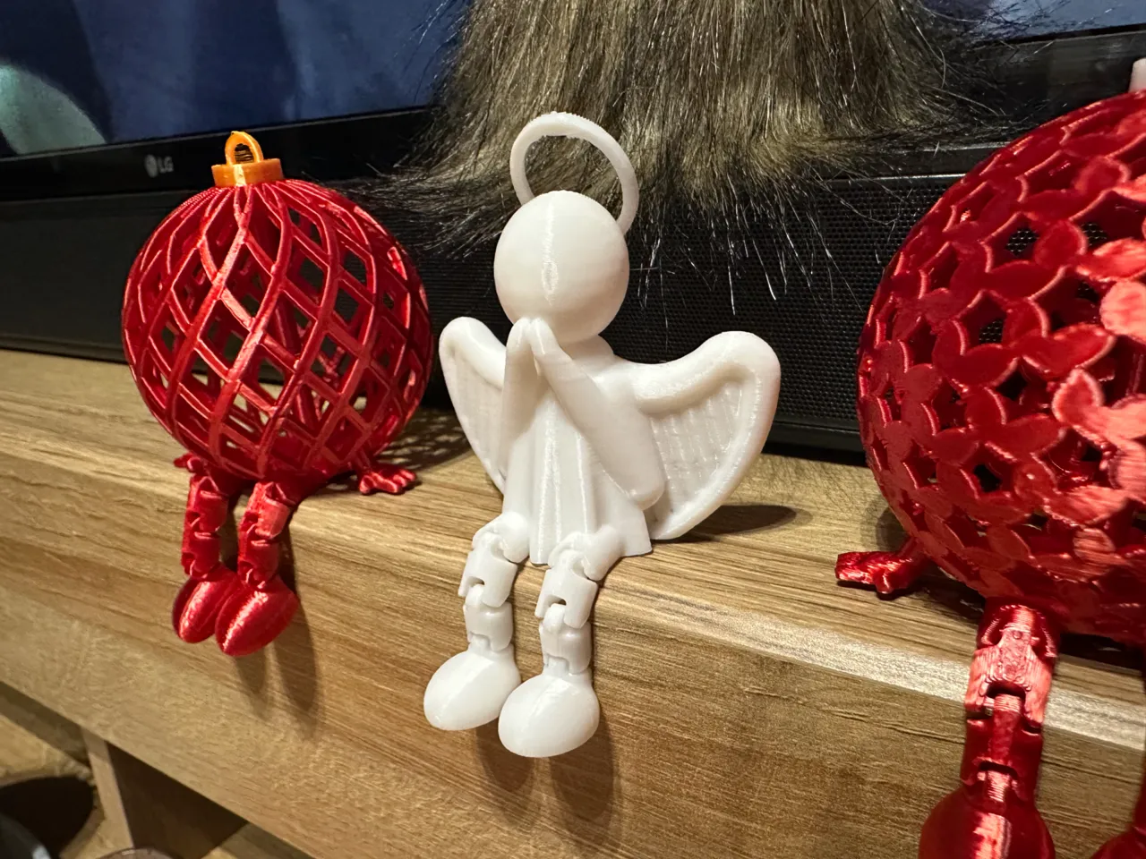 Articulated Christmas Angel view 4