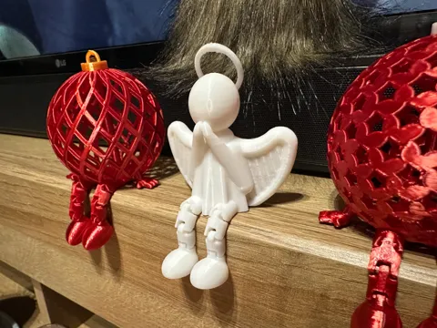 Articulated Christmas Angel view 4