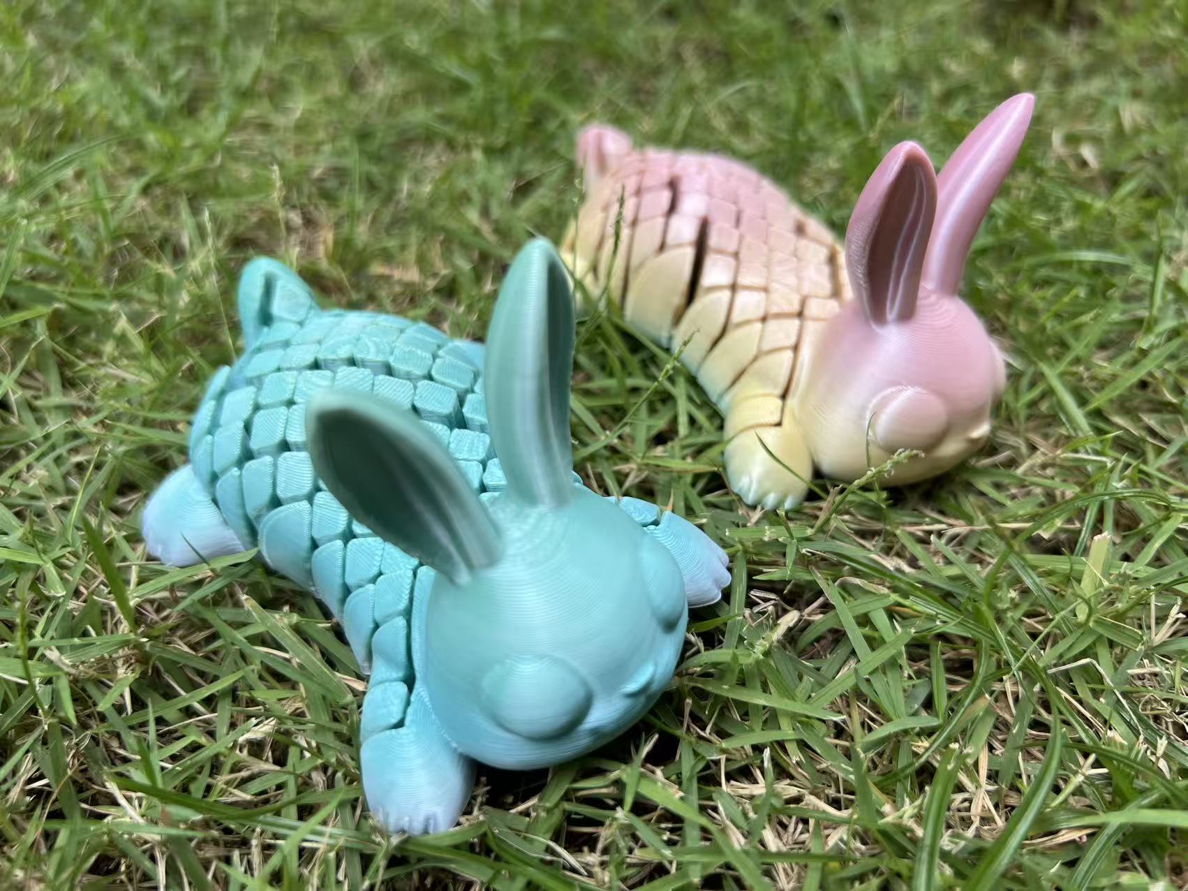 Miniatura 3 do modelo 3D 灵活柔性兔子