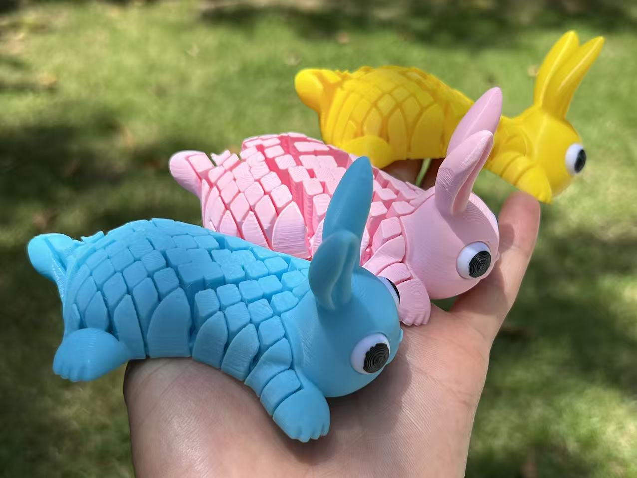 Miniatura 1 do modelo 3D 灵活柔性兔子