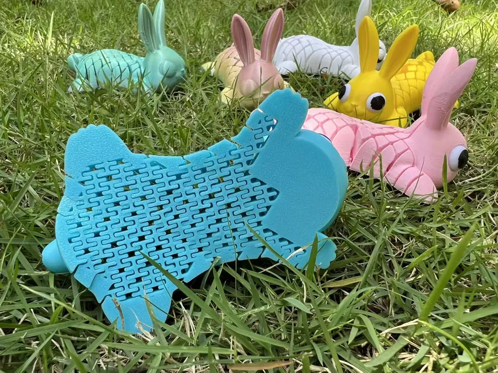 Flexible Rabbit - Free 3D Print Model - MakerWorld