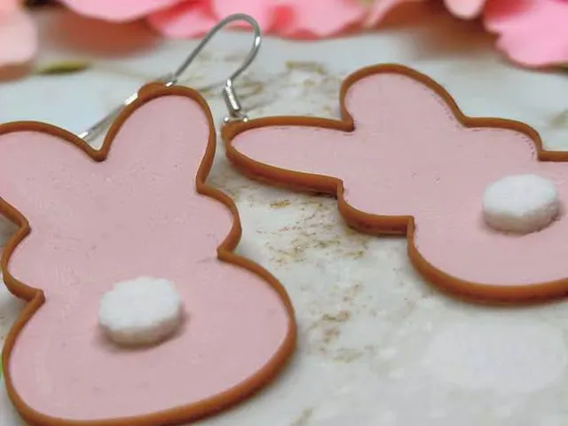 Easter Bunny Earrings Peep