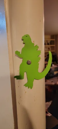 Pochoir silhouette Godzilla — photo 1