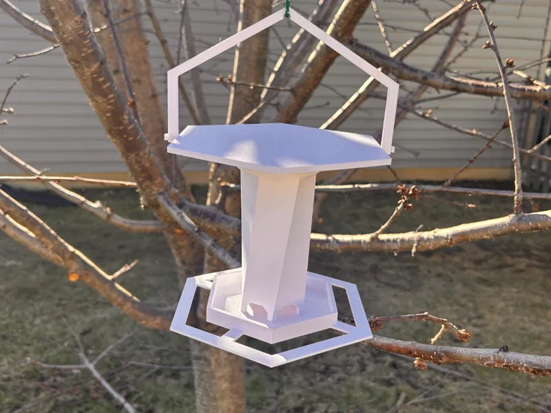 Bird Feeder Abstract/Modern