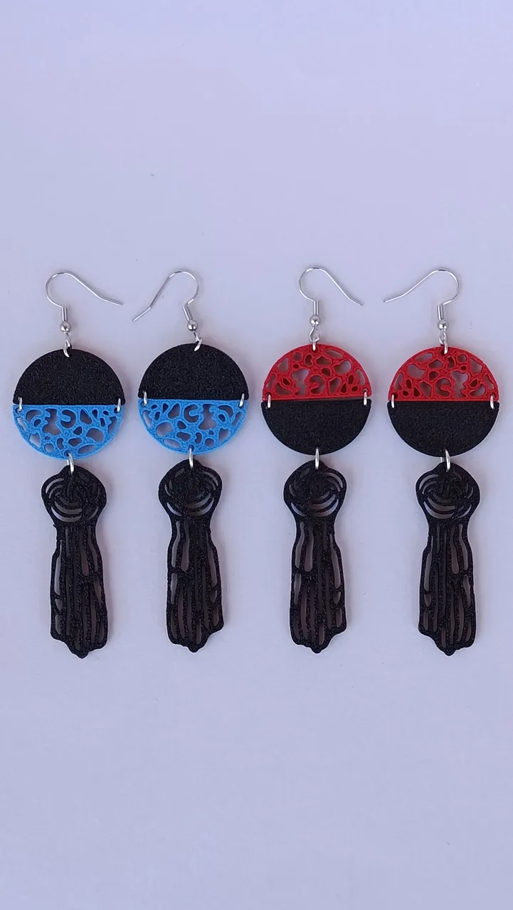 TIE EARRINGS view 3