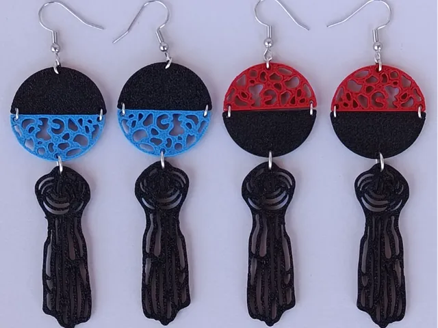 TIE EARRINGS