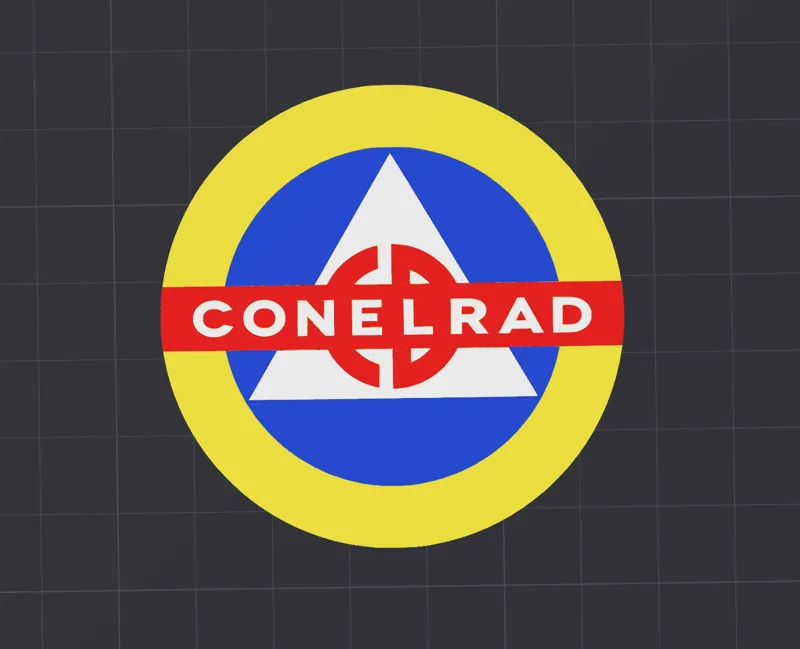 Civil Defense CONELRAD Challenge Coin