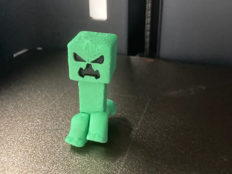 Ein Minecraft Film-Creeper