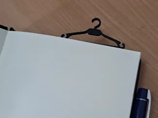 bookmark clothes hanger