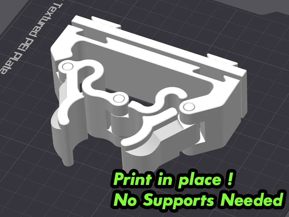 broom hook V3 Print-in-Place view 2