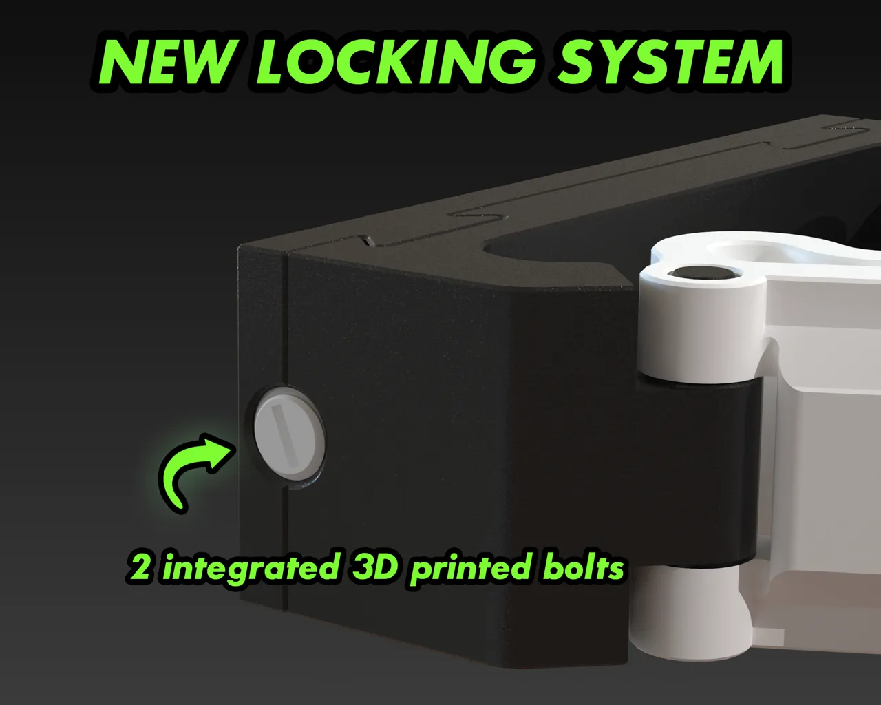 broom hook V3 Print-in-Place view 4