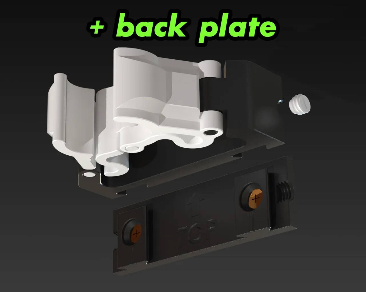 broom hook V3 Print-in-Place view 3