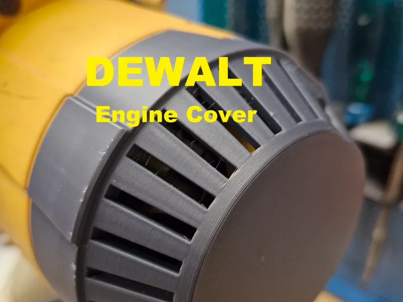 Motor cover for DeWalt mitre saw