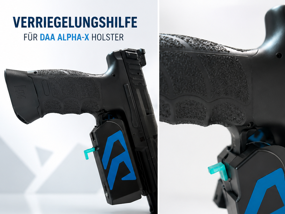 Verriegelungshilfe für DAA Alpha-X Holster
