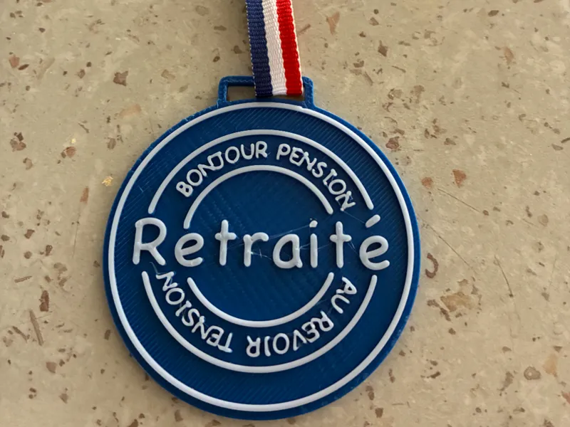 Médaille de retraité(e)