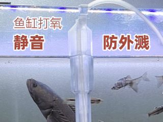 Fish Tank Silent Oxygenation + Anti-Splash Tube (Connects to Bottom Filter / Sponge Filter / Air Disc)