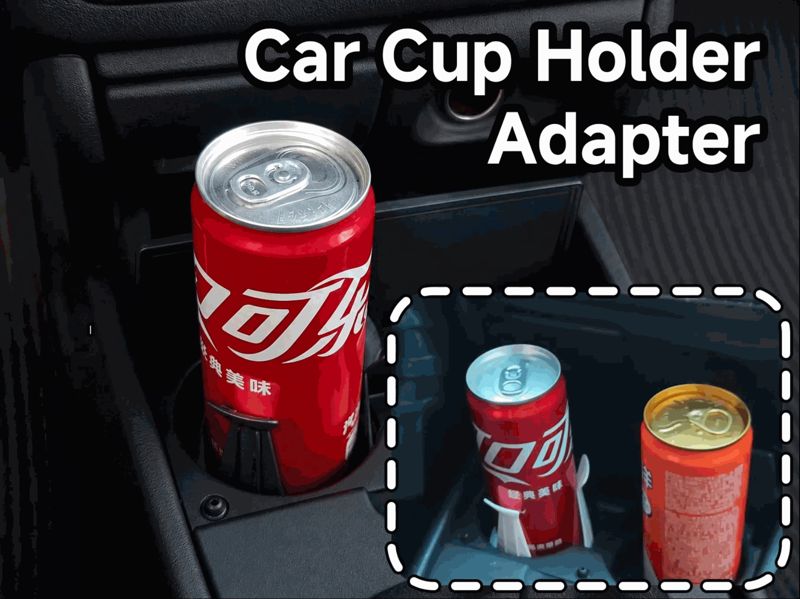 Car Cup Holder Adapter (Fits MOST Cars-Only 30g)