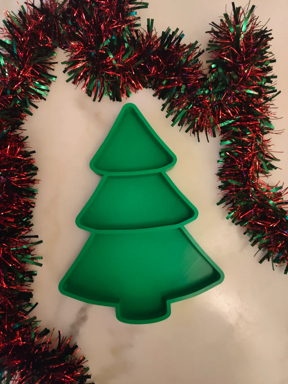 Christmas Tree Tray by ProjectFilament MakerWorld