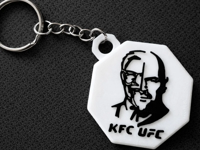KFC UFC Sunday Dinner vs Fight Night – Keychain 
