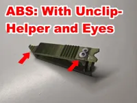 ABS, with Eyes, and Backside-Unclip-Helper