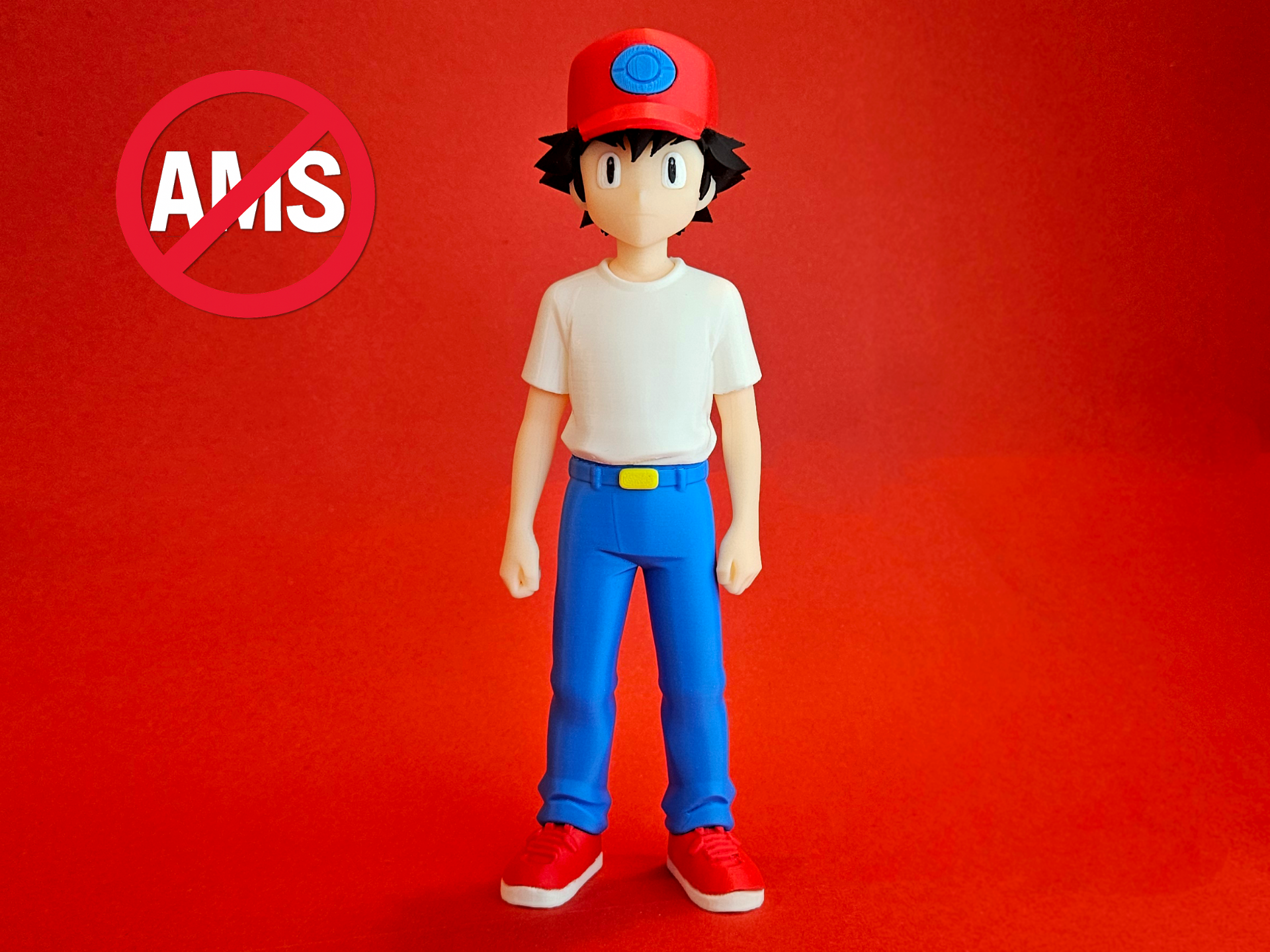 Ash Ketchum Pokemon figure AMS / NO AMS Multipart
