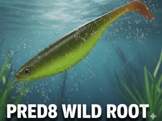 PRED8 WILD ROOT lure mold / Köderform