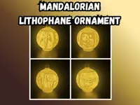 Ornement de Noël lithophanie Mandalorien — photo 2