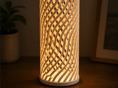 Twist Lattice Lamp – 20cm