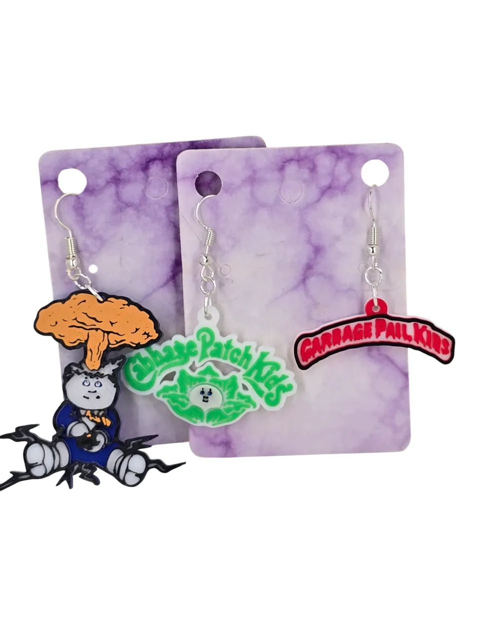 Cabbage Patch and Garbage Pail Kids Earrings view 2