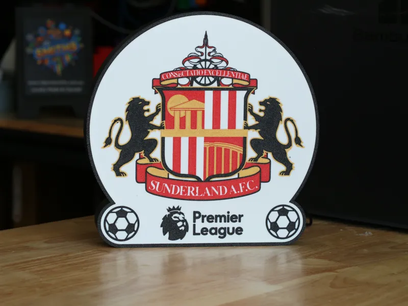 Sunderland EPL Football LED Light Box