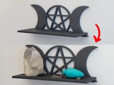 Shelf Triple Moon
