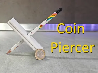 Coin Piercer Magic Trick!
