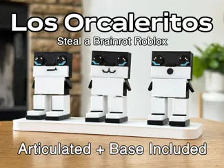 Articulated Los Orcaleritos Steal Brainrot Roblox