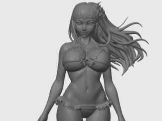 Hinata in costume da bagno