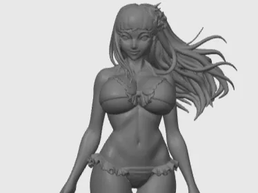 Hinata in costume da bagno