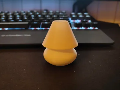 Small lamp for stop motion set