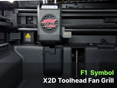X2D Toolhead Fan Grill F1