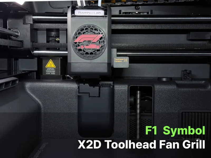 X2D Toolhead Fan Grill F1