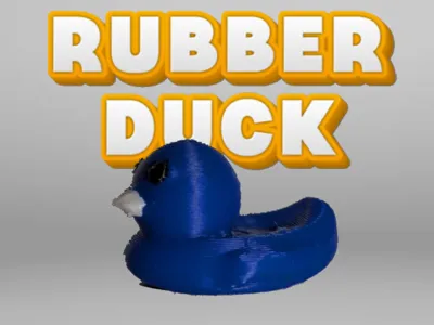 Blue Rubber Duck