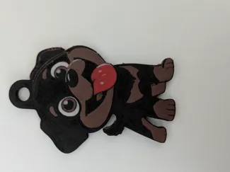 Rotvajler keychain