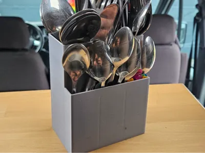 Cutlery holder for kitchen in Ford Nugget 10.5x7x13.2
