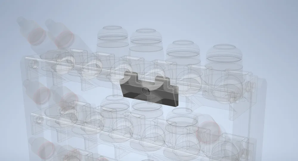 Wall Mount for Paint Rack Stack Holders - Free 3D Print Model - MakerWorld