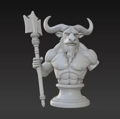 Minotaur Statue